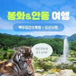 경북e누리 안동 도산서원+봉화 국립백두대간수목원