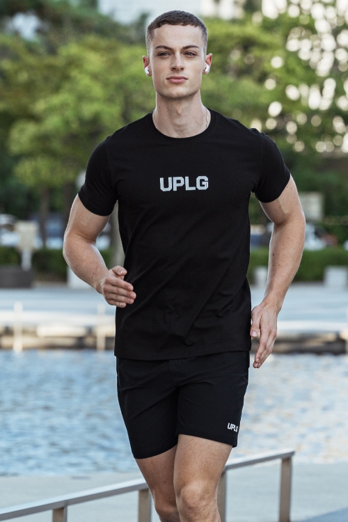 UPLG 메인로고 머슬핏 티셔츠