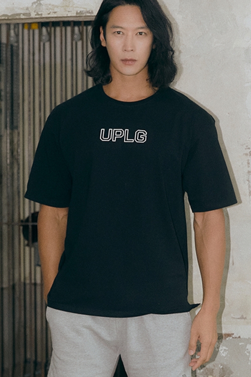 UPLG PRO로고 오버핏 티셔츠