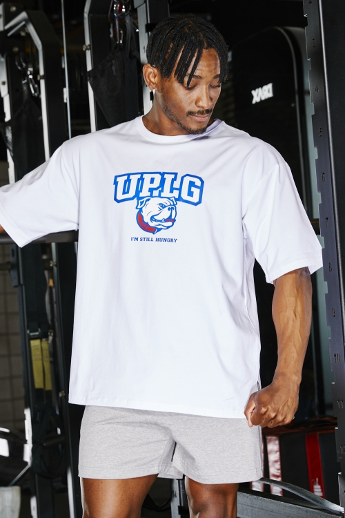 [NEW] UPLG 불독 로고 오버핏 티셔츠