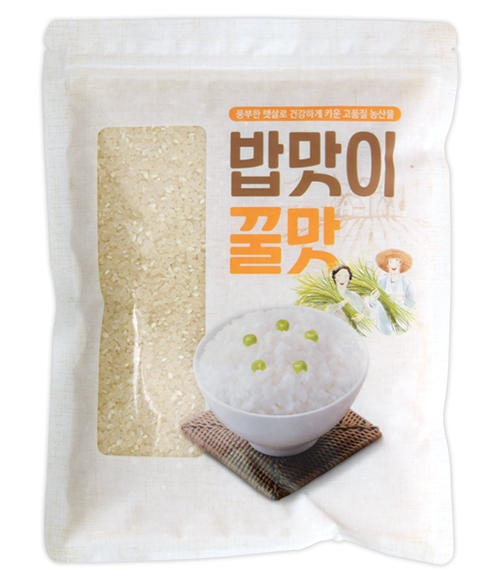 밥맛이 꿀맛(쌀)  지퍼형 30 x 44 / (4~5kg)