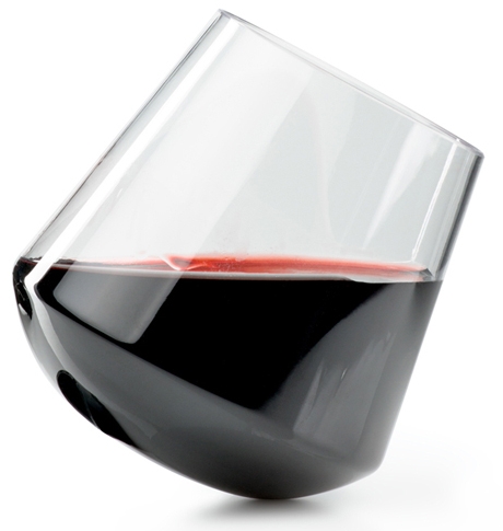 STEMLESS RED WINE GLASS