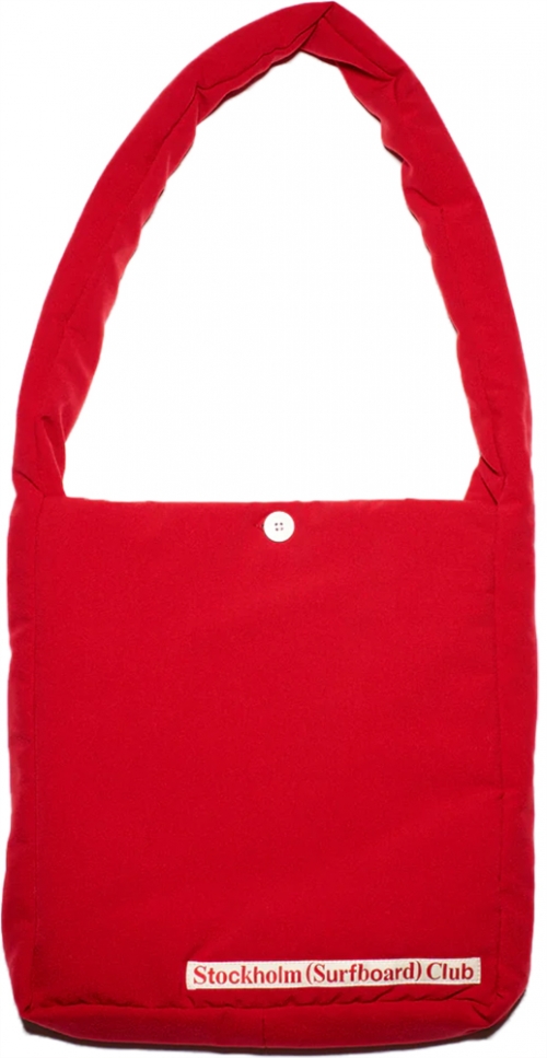 SHOULDER TOTE SMALL : RED