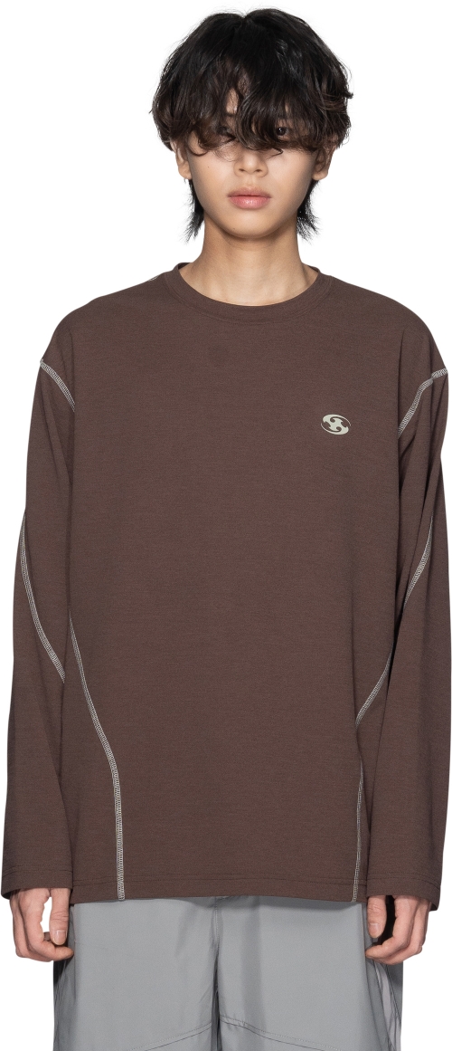 23FW STITCH LONG SLEEVES : BROWN